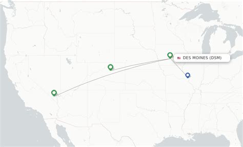 Flight Des Moines (DSM) .